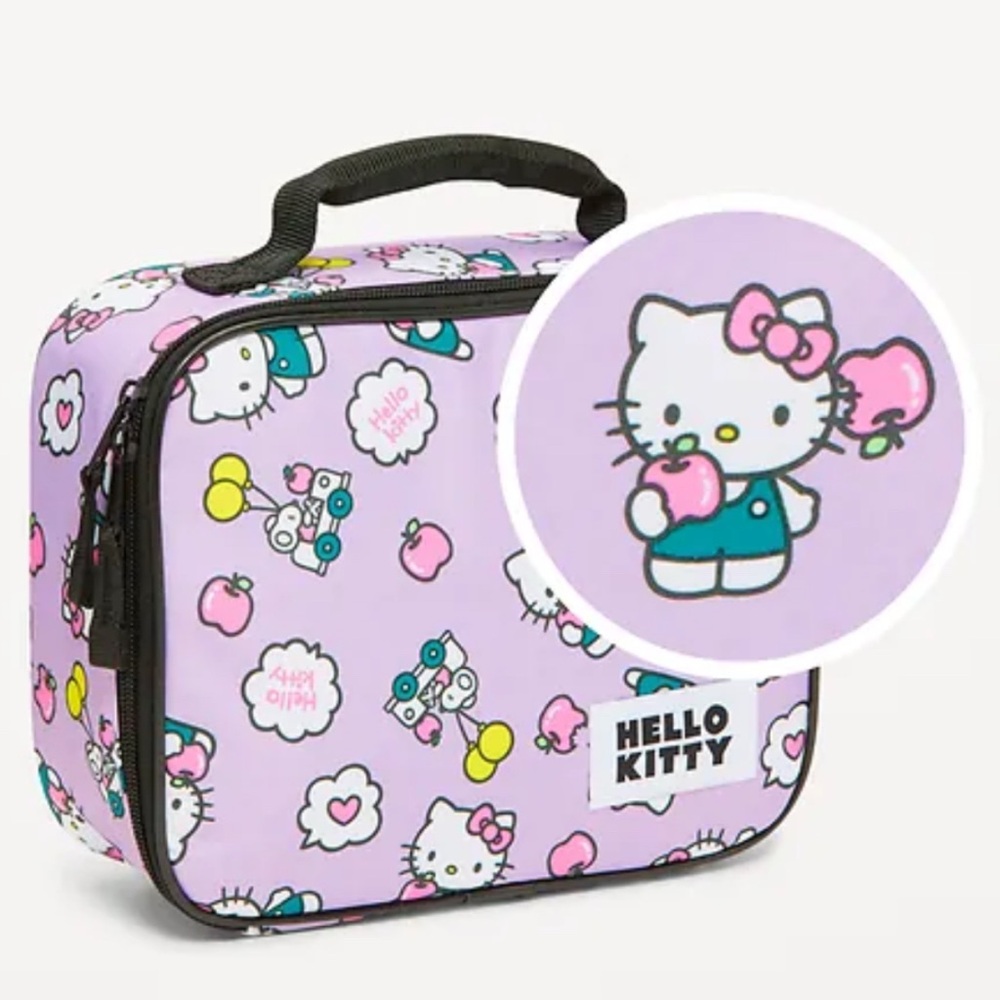 Sanrio Insulated Canvas Bag with Zip Closure